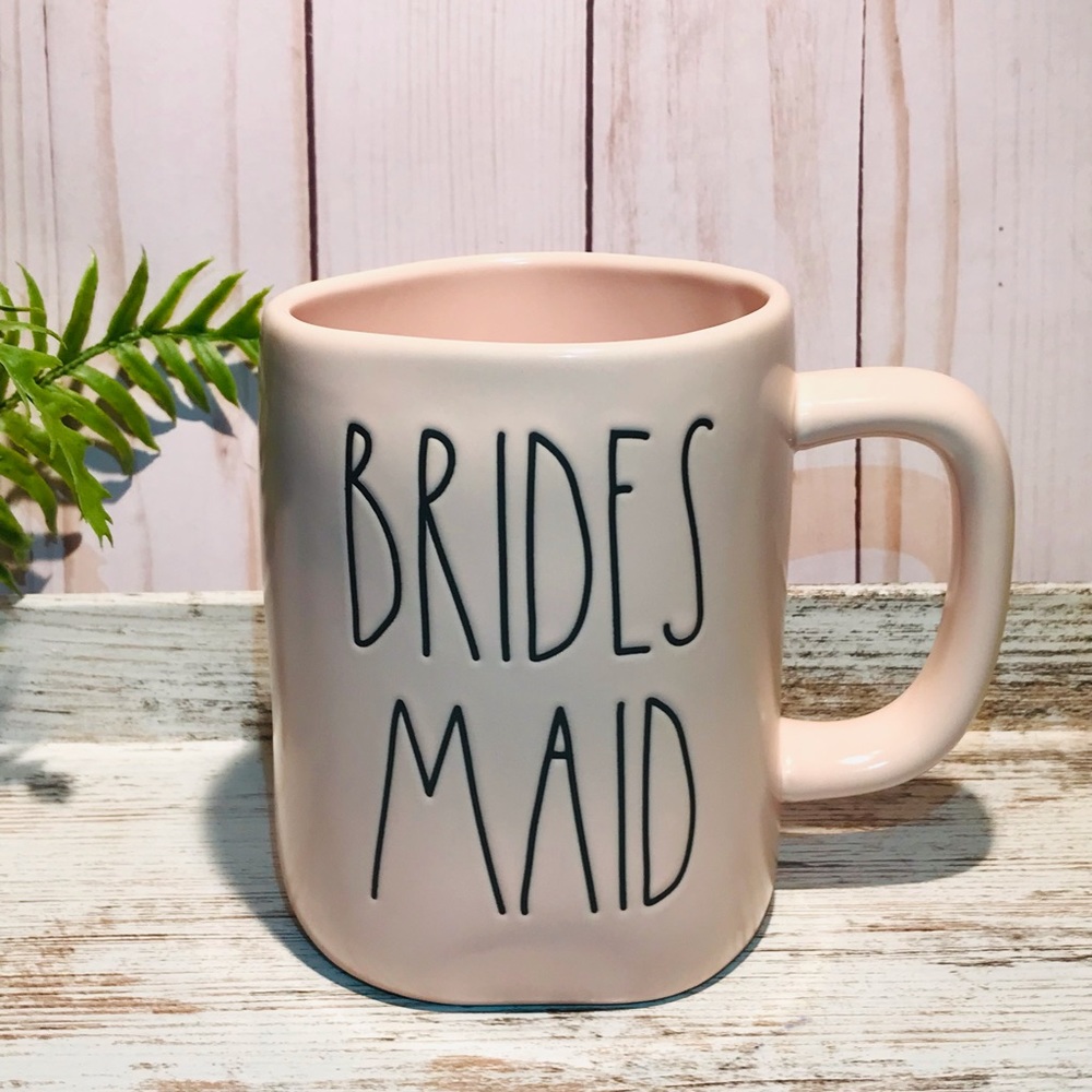 Rae Dunn BRIDESMAID pink mug - Picture 4 of 6